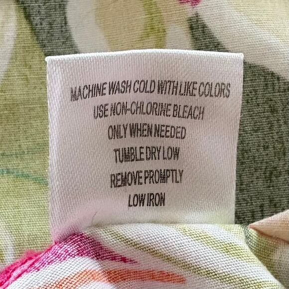 VTG NATIONAL SINCE 1952 Vibrant Floral Mumu 2X Art-to-Wear Flamboyant Tropical - Picture 7 of 10